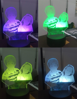 Lampara Led Con diseo Personalizado