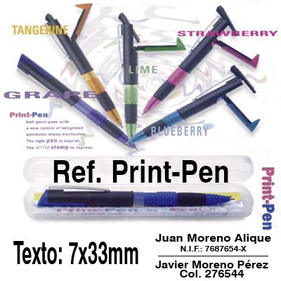 Bolgrafo Print Pen