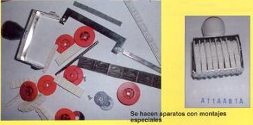 Montajes especiales de sellos